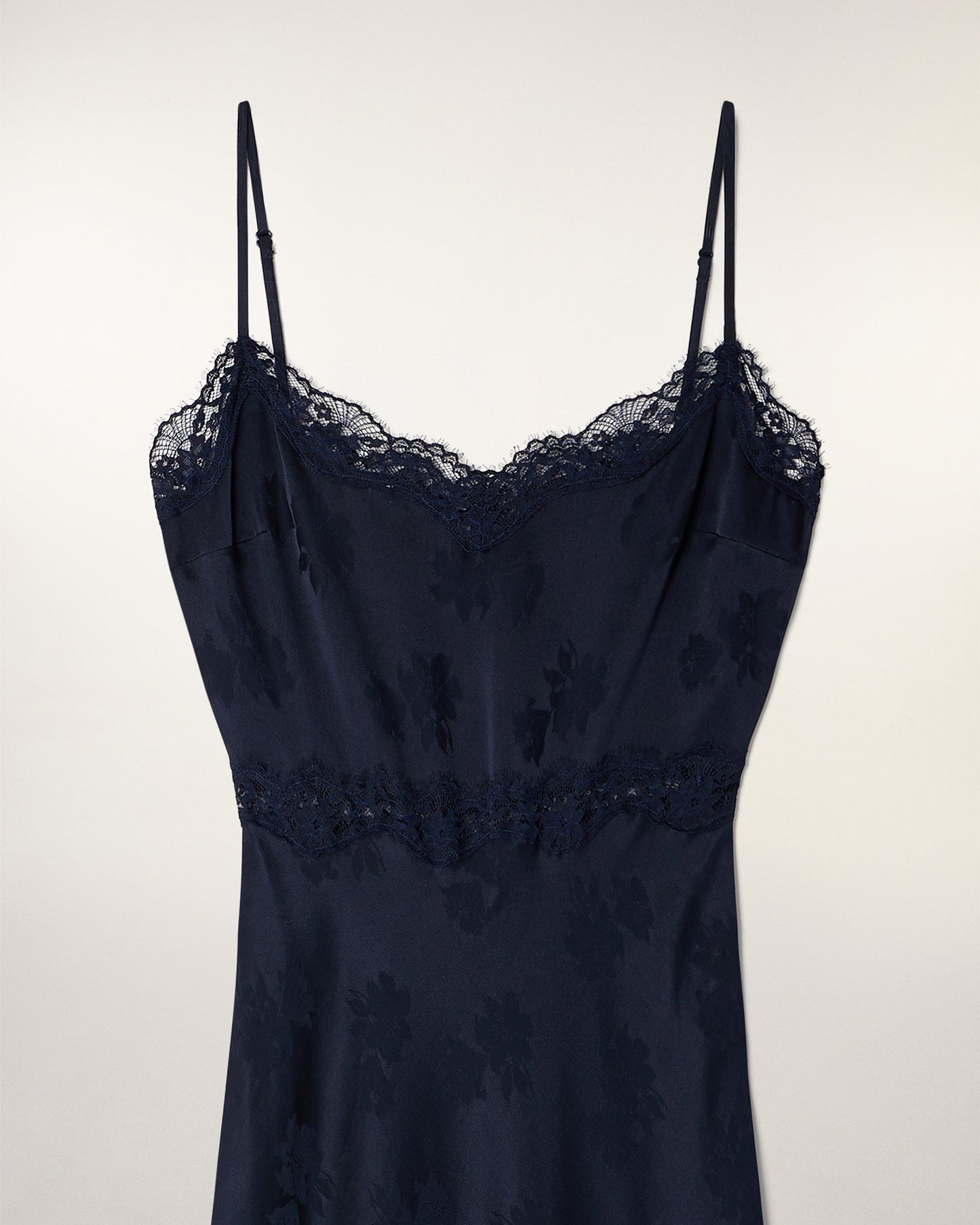 Long Lace Strappy Dress