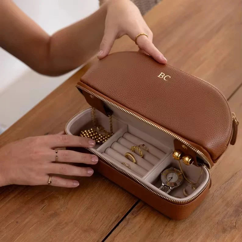 GARETA Leather Dual Travel Organizer