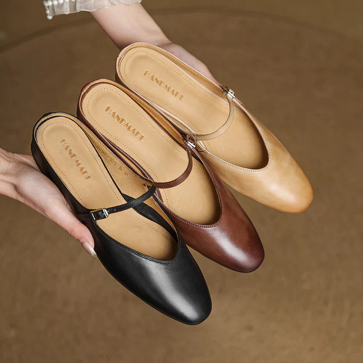 Merisa Leather Mules