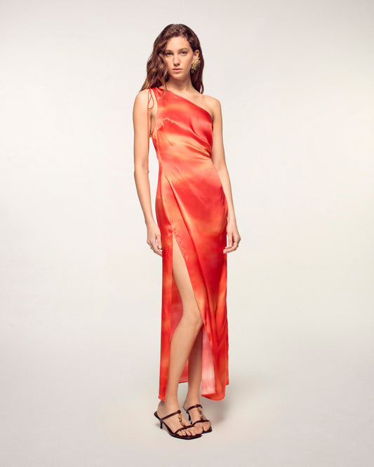 Asymmetric Long Dress