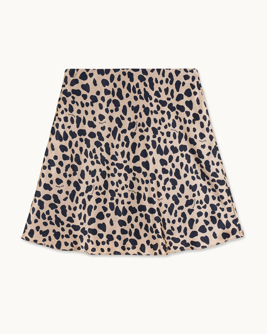 Lenny Mini Skirt (Animal Naturel)