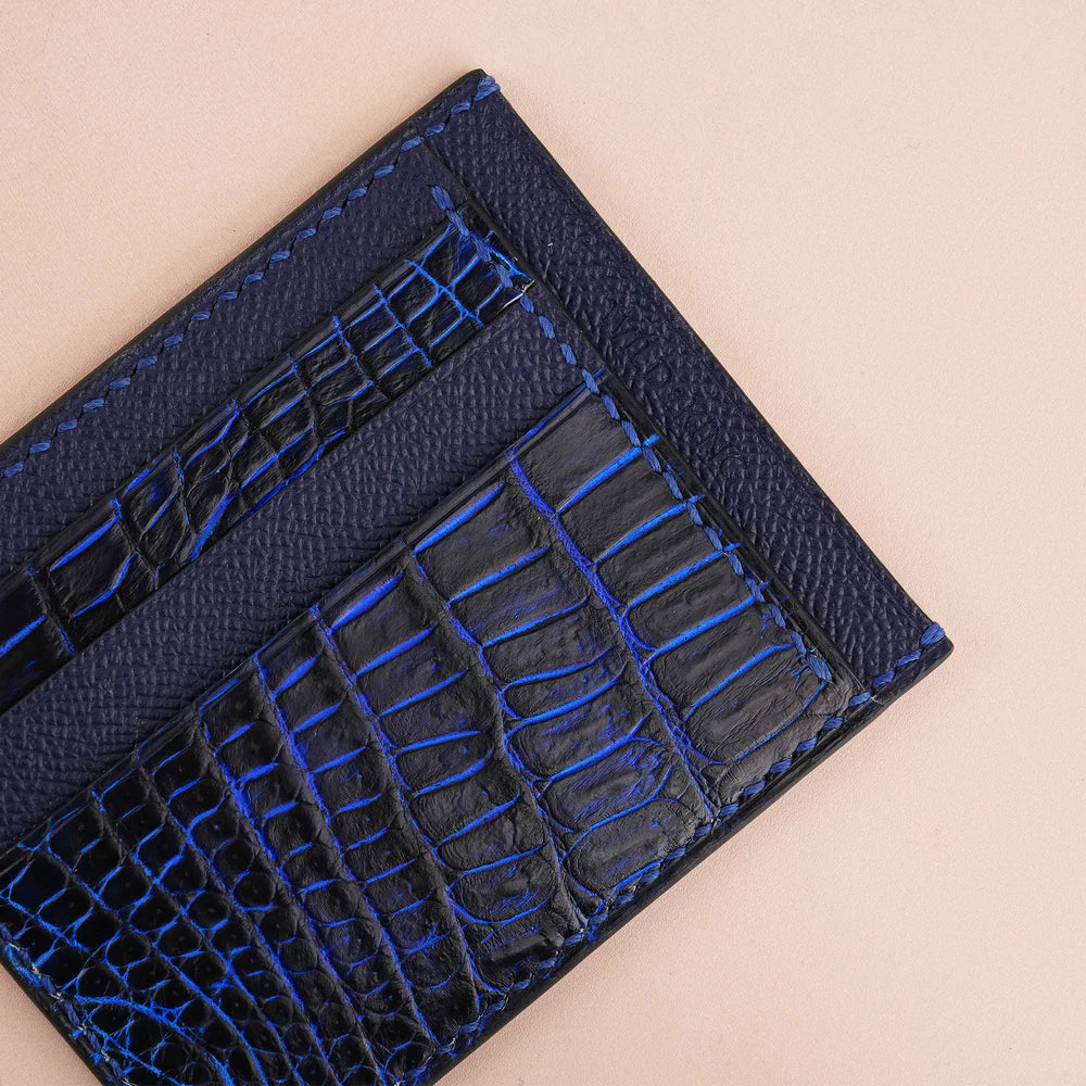 Alligator Leather Card Holder