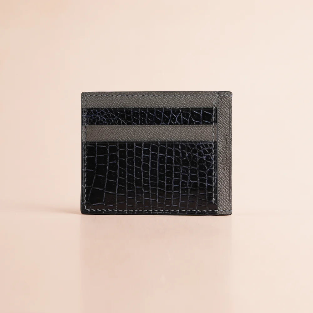 Alligator Leather Card Holder