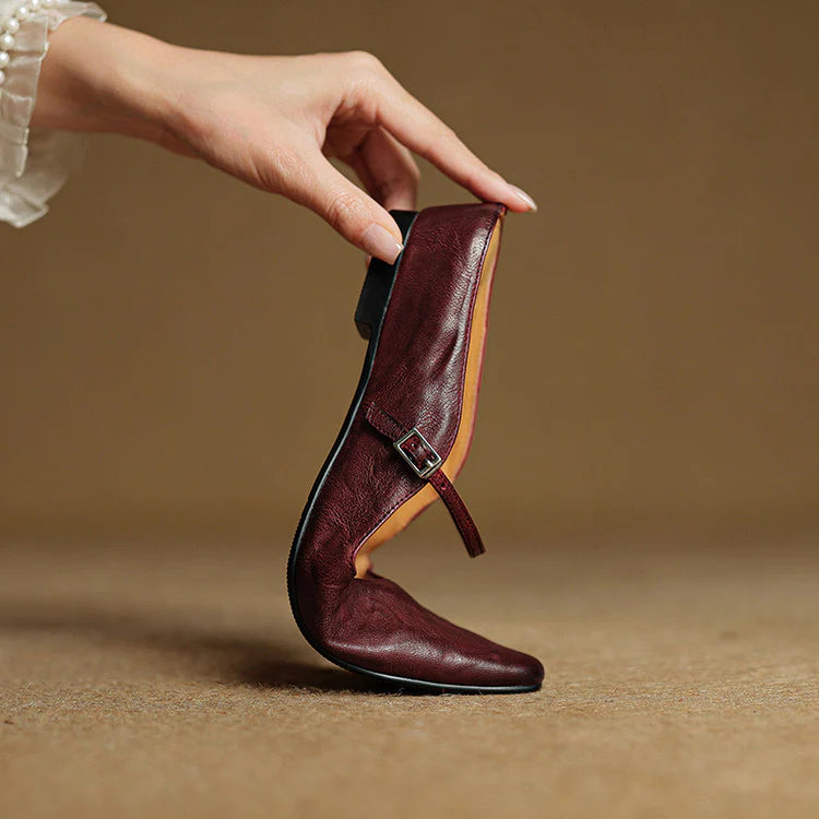 Opella Genuine Leather Mules