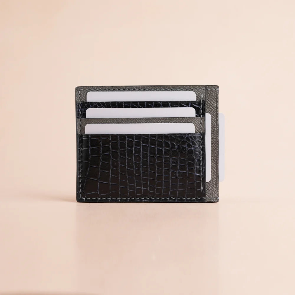 Alligator Leather Card Holder