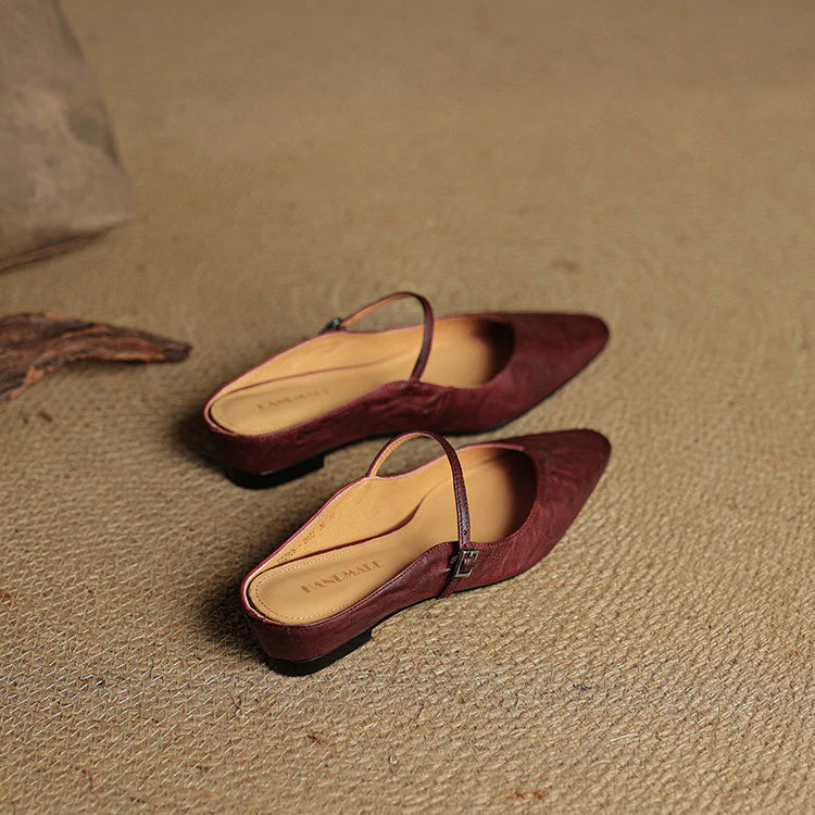 Opella Genuine Leather Mules