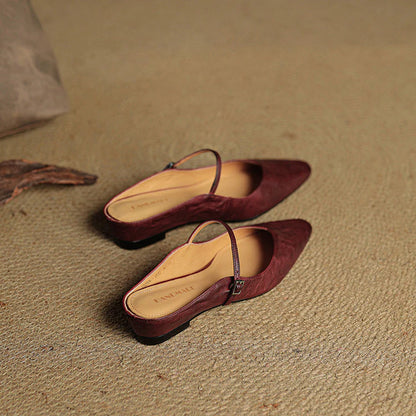 Opella Genuine Leather Mules