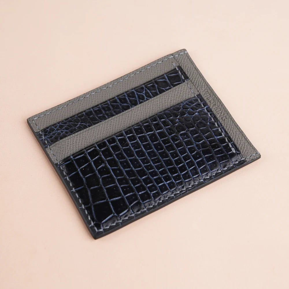 Alligator Leather Card Holder