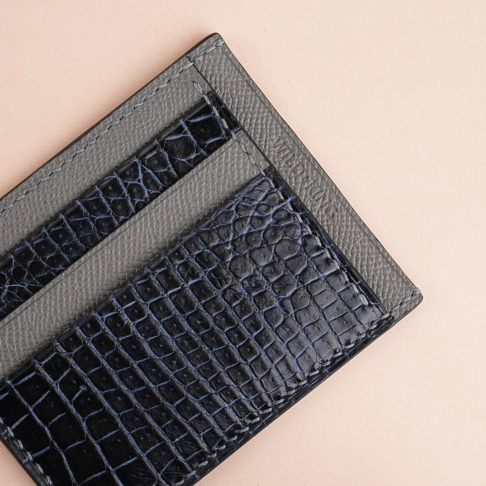 Alligator Leather Card Holder