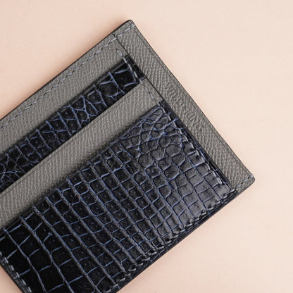 Alligator Leather Card Holder
