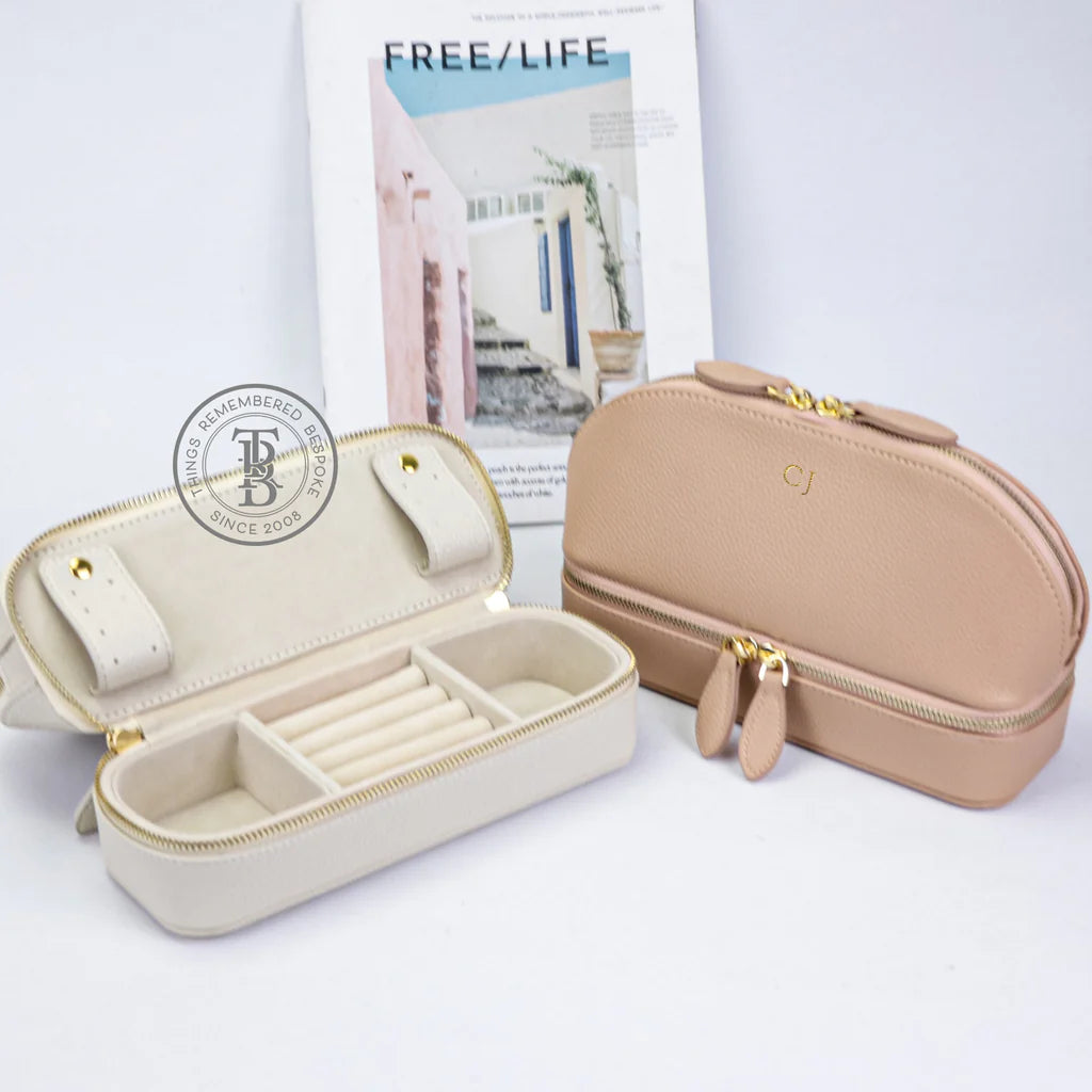 GARETA  Leather Dual Travel Organizer