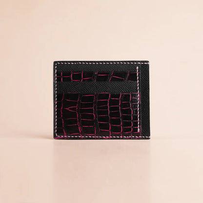 Alligator Leather Card Holder