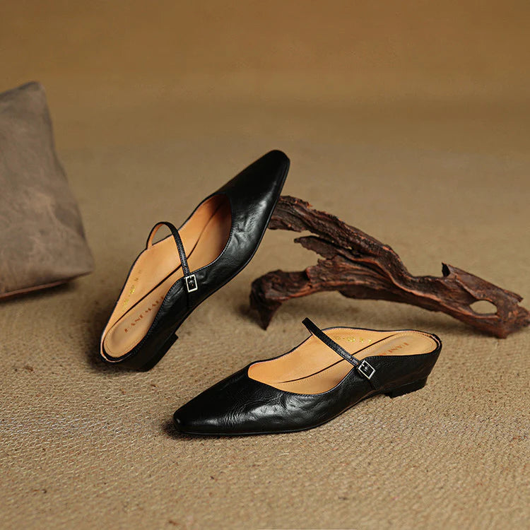 Opella Genuine Leather Mules