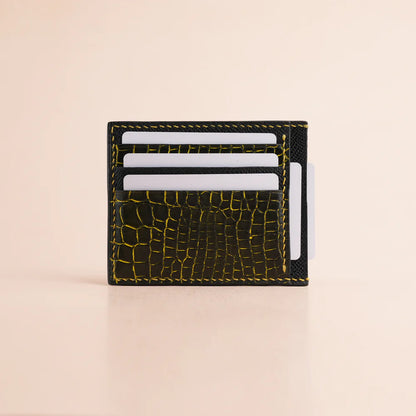 Alligator Leather Card Holder