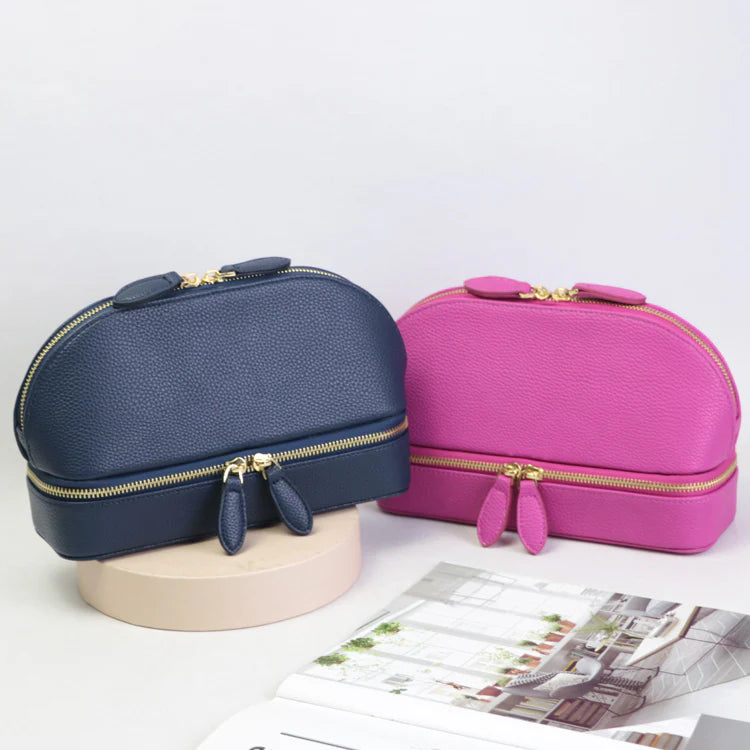 GARETA  Leather Dual Travel Organizer