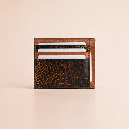 Alligator Leather Card Holder