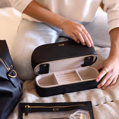 GARETA  Leather Dual Travel Organizer