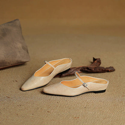Opella Genuine Leather Mules