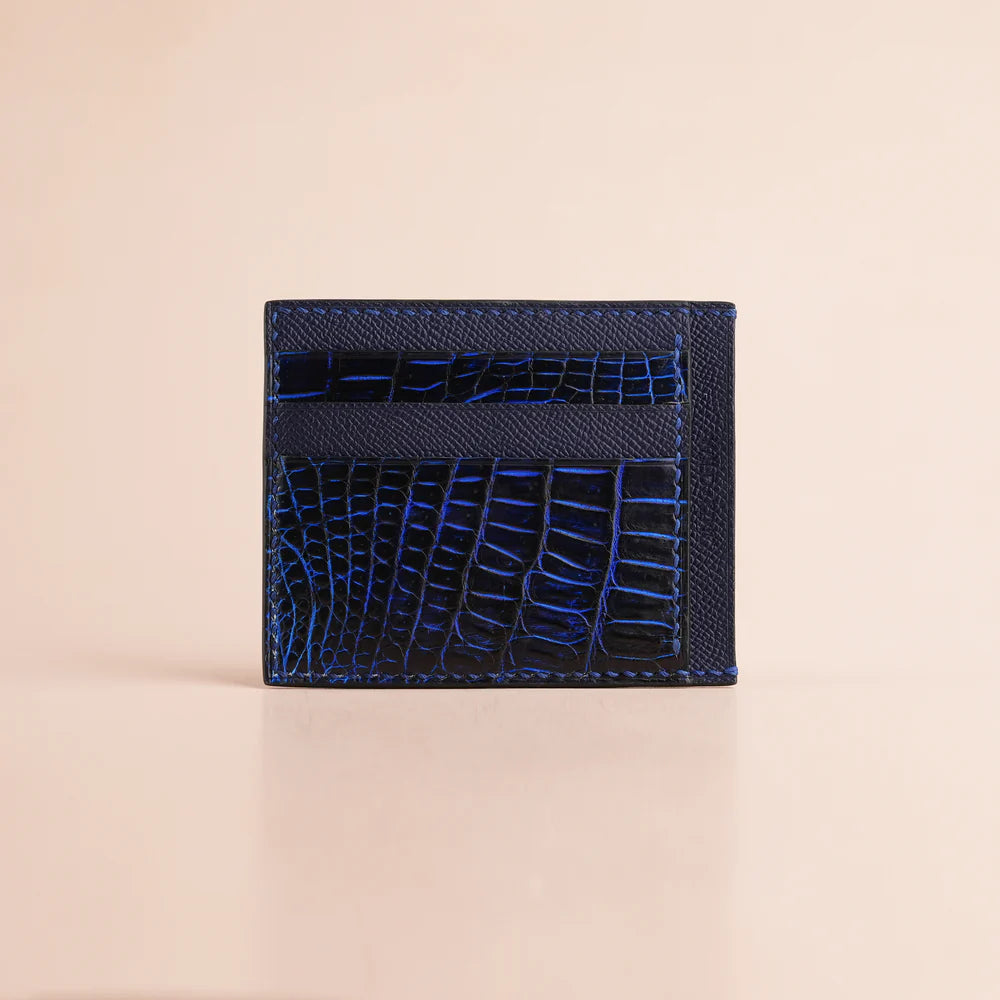 Alligator Leather Card Holder