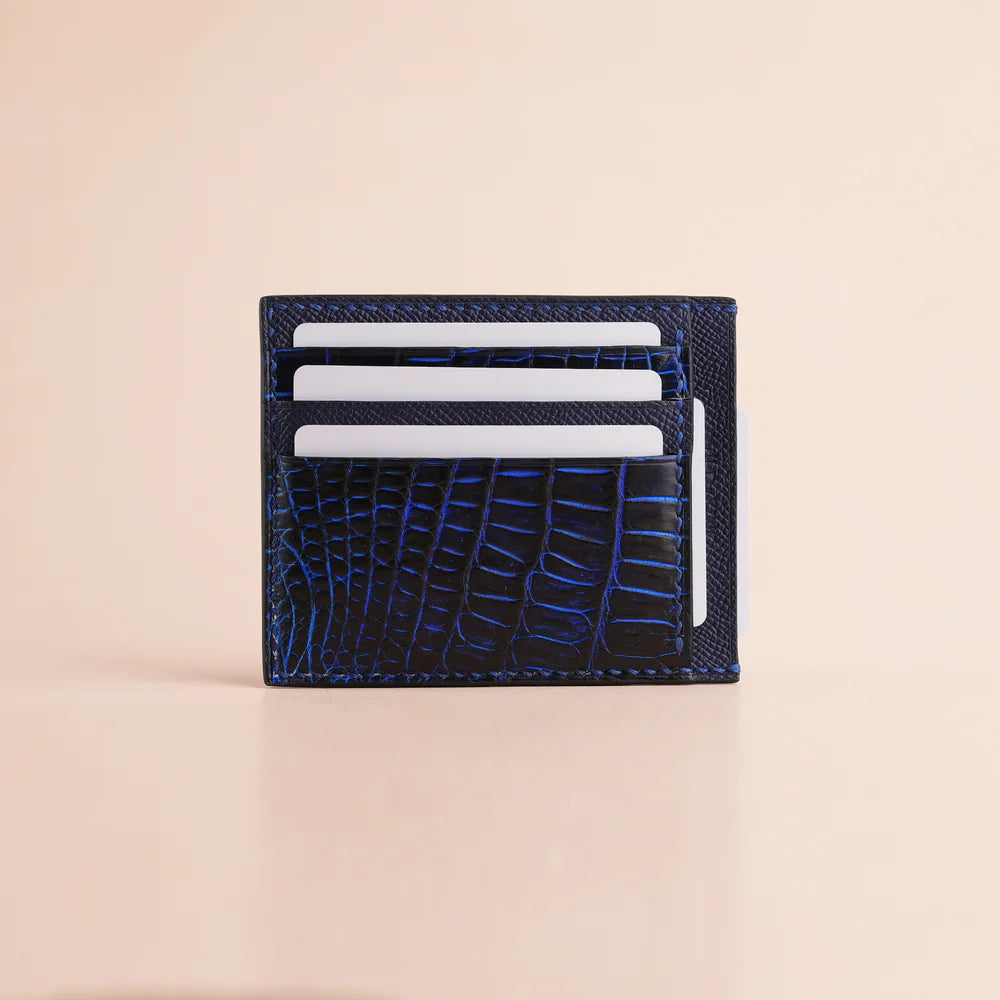 Alligator Leather Card Holder
