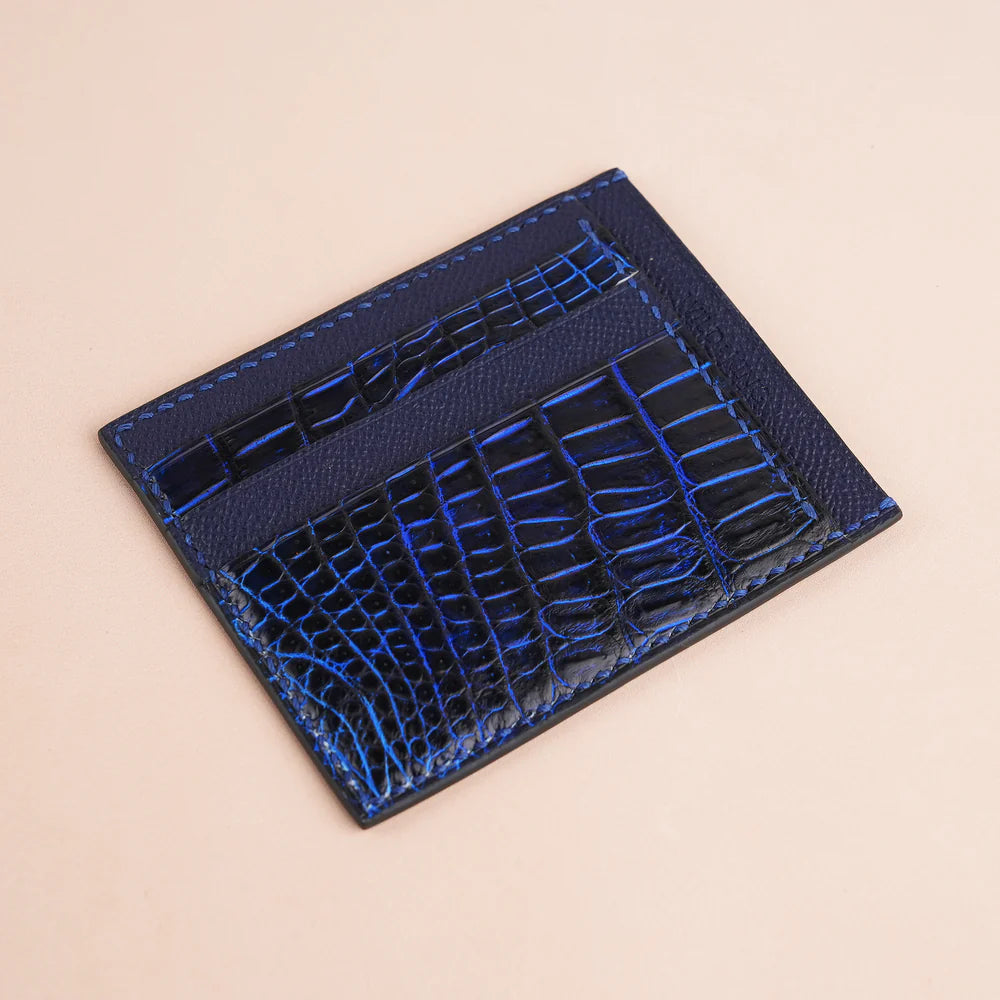 Alligator Leather Card Holder
