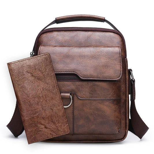 Kai Dakota Leather Unisex Casual Messenger Bag
