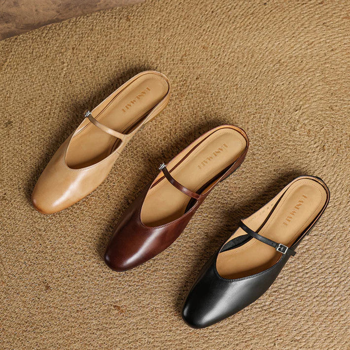 Merisa Leather Mules