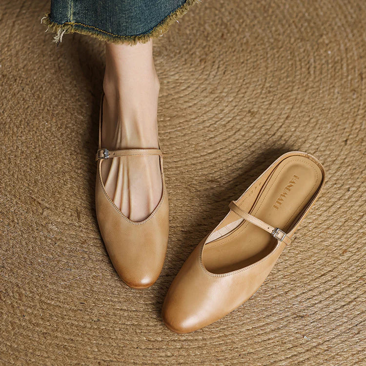 Merisa Leather Mules