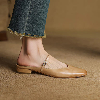 Merisa Leather Mules