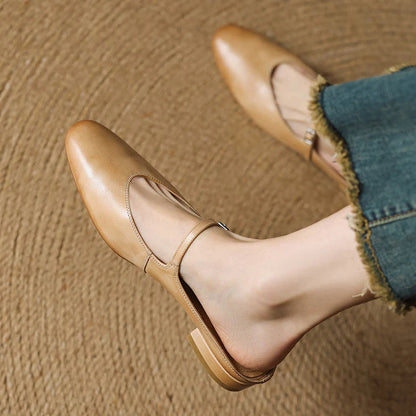 Merisa Leather Mules
