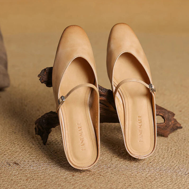 Merisa Leather Mules