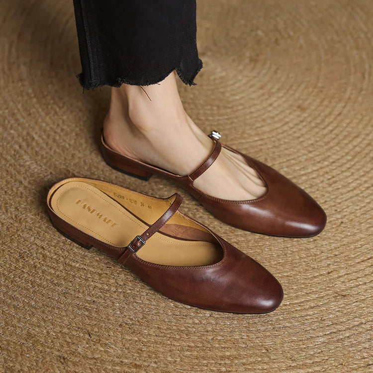 Merisa Leather Mules