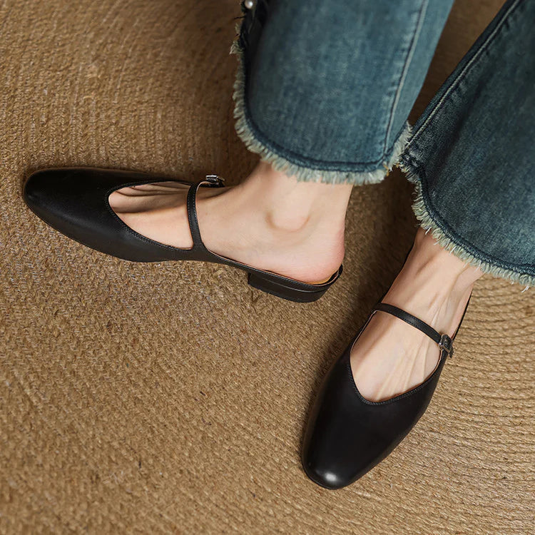 Merisa Leather Mules