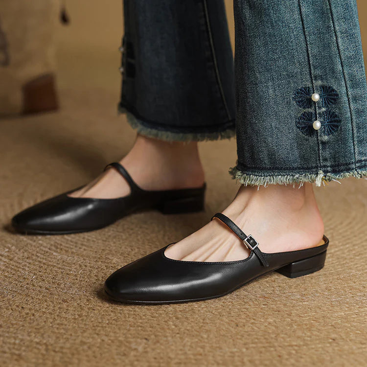 Merisa Leather Mules