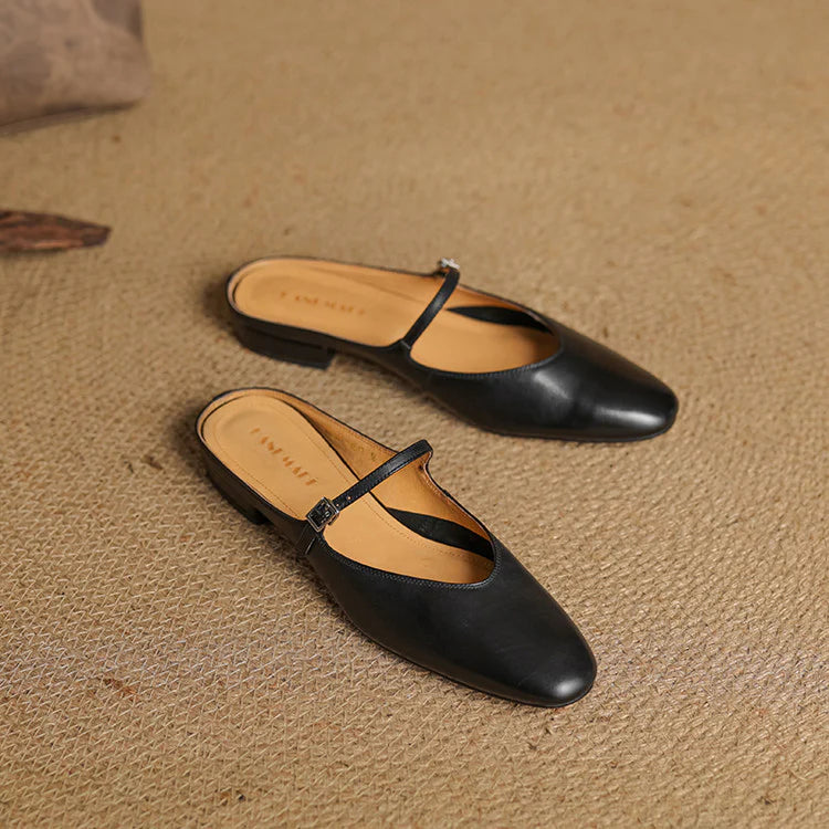 Merisa Leather Mules