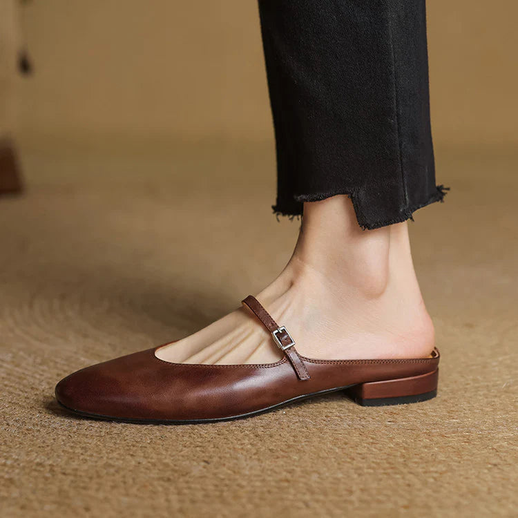 Merisa Leather Mules