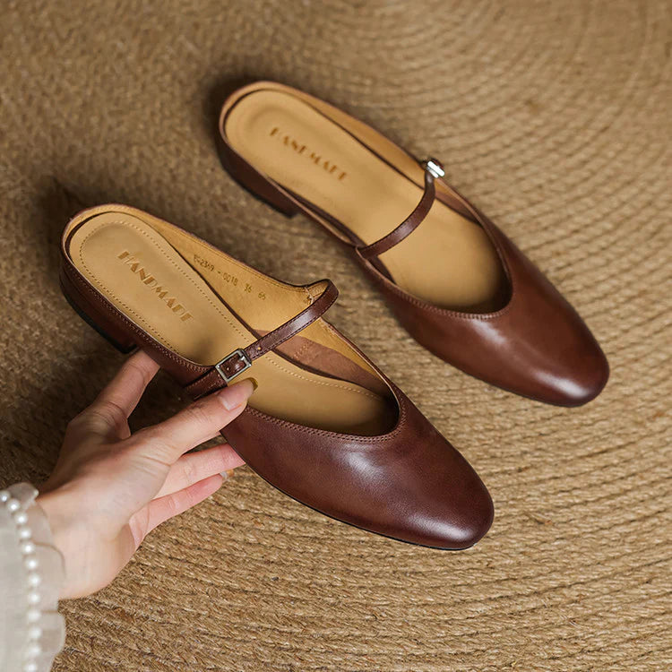 Merisa Leather Mules