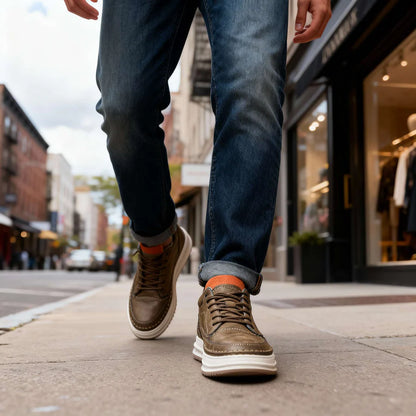 Ed Johnson Leather Sneakers