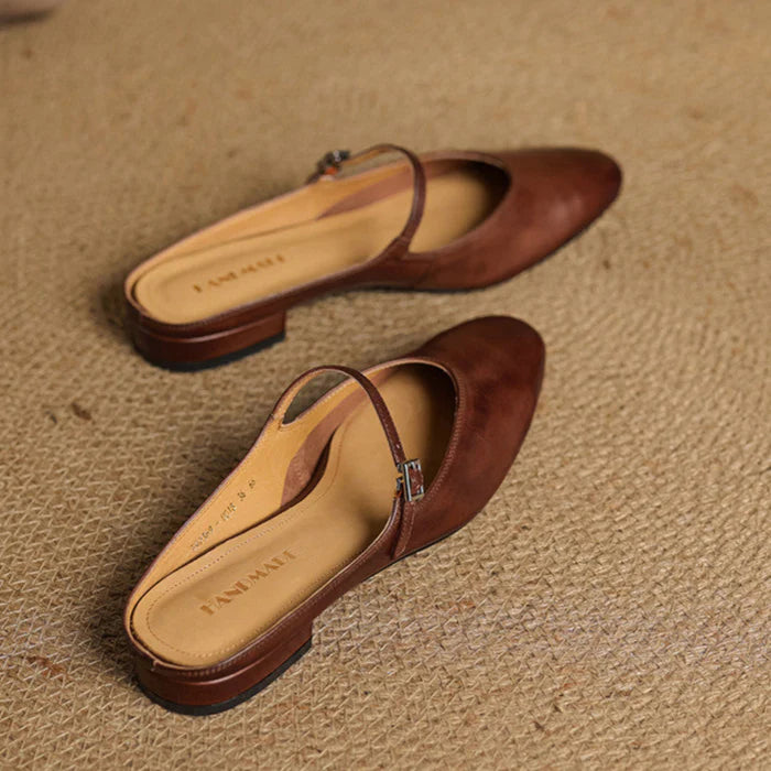 Merisa Leather Mules