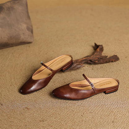 Merisa Leather Mules
