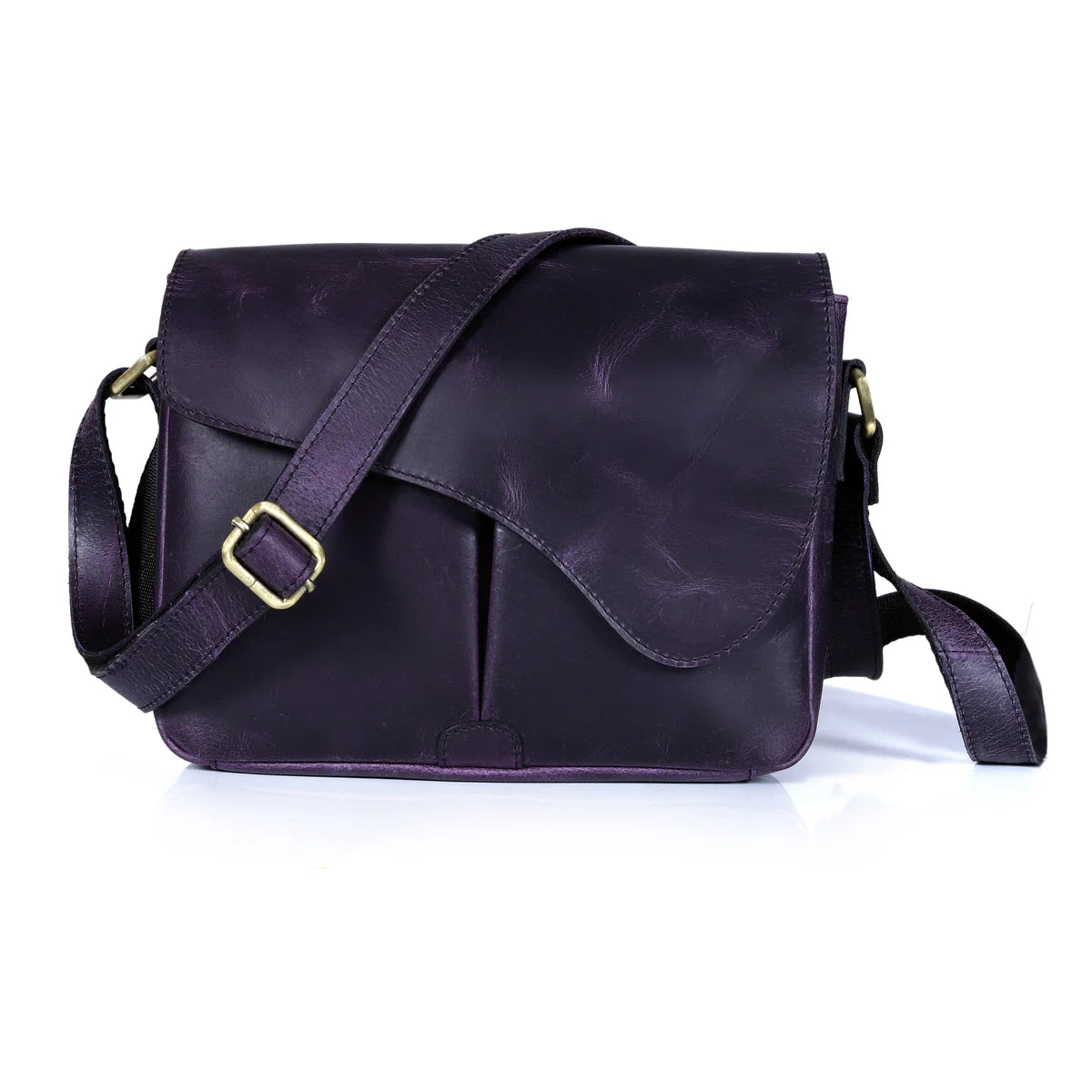 Veru Full Grain Leather Crossbody Bag