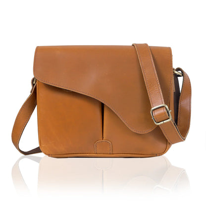 Veru Full Grain Leather Crossbody Bag