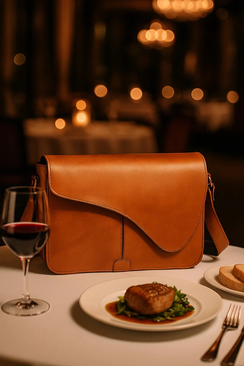 Veru Full Grain Leather Crossbody Bag