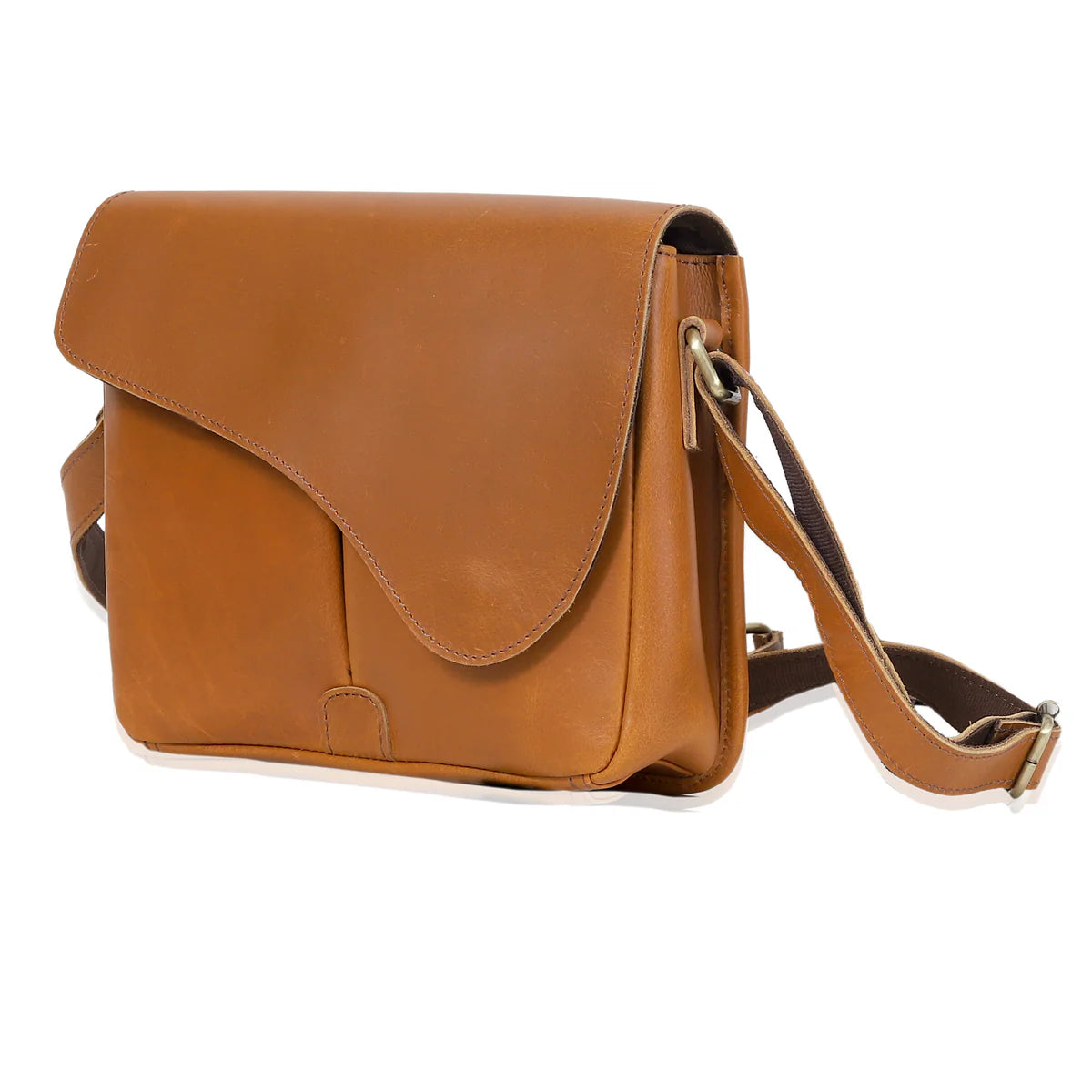 Veru Full Grain Leather Crossbody Bag
