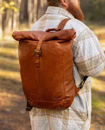 Modern Leather Backpack