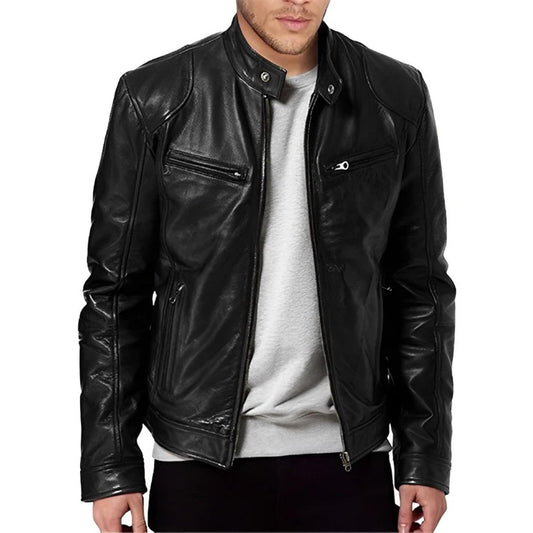 Men Vintage Leather Jacket