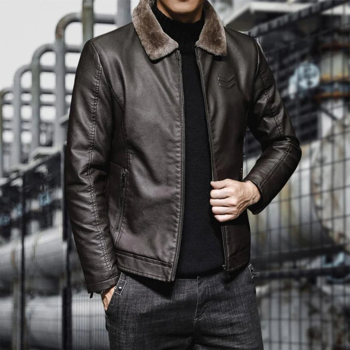 La Galeria Men's Leather Jacket