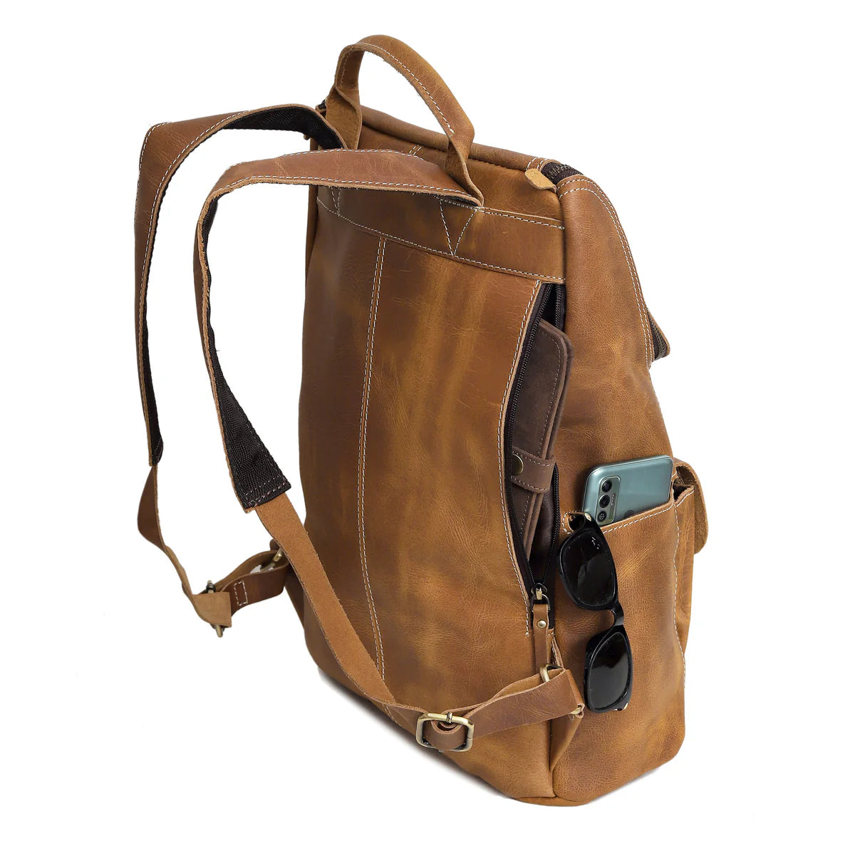 Kzey Buffalo leather backpack