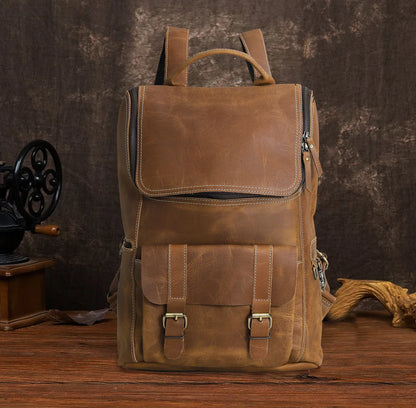 Kzey Buffalo leather backpack
