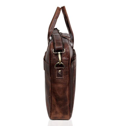 VIRGINIA LEATHER BRIEFCASE BAG